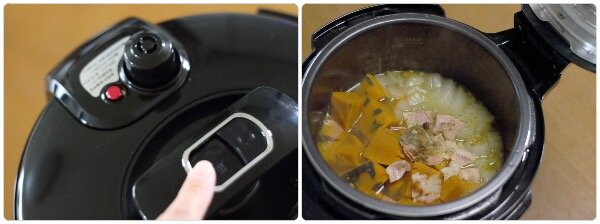 大きな電気圧力鍋 楽ポン4l で作ったやわらかカボチャスープレシピ ぽかぽかびより レシピ 作り方 コツ Powered By ライブドアブログ