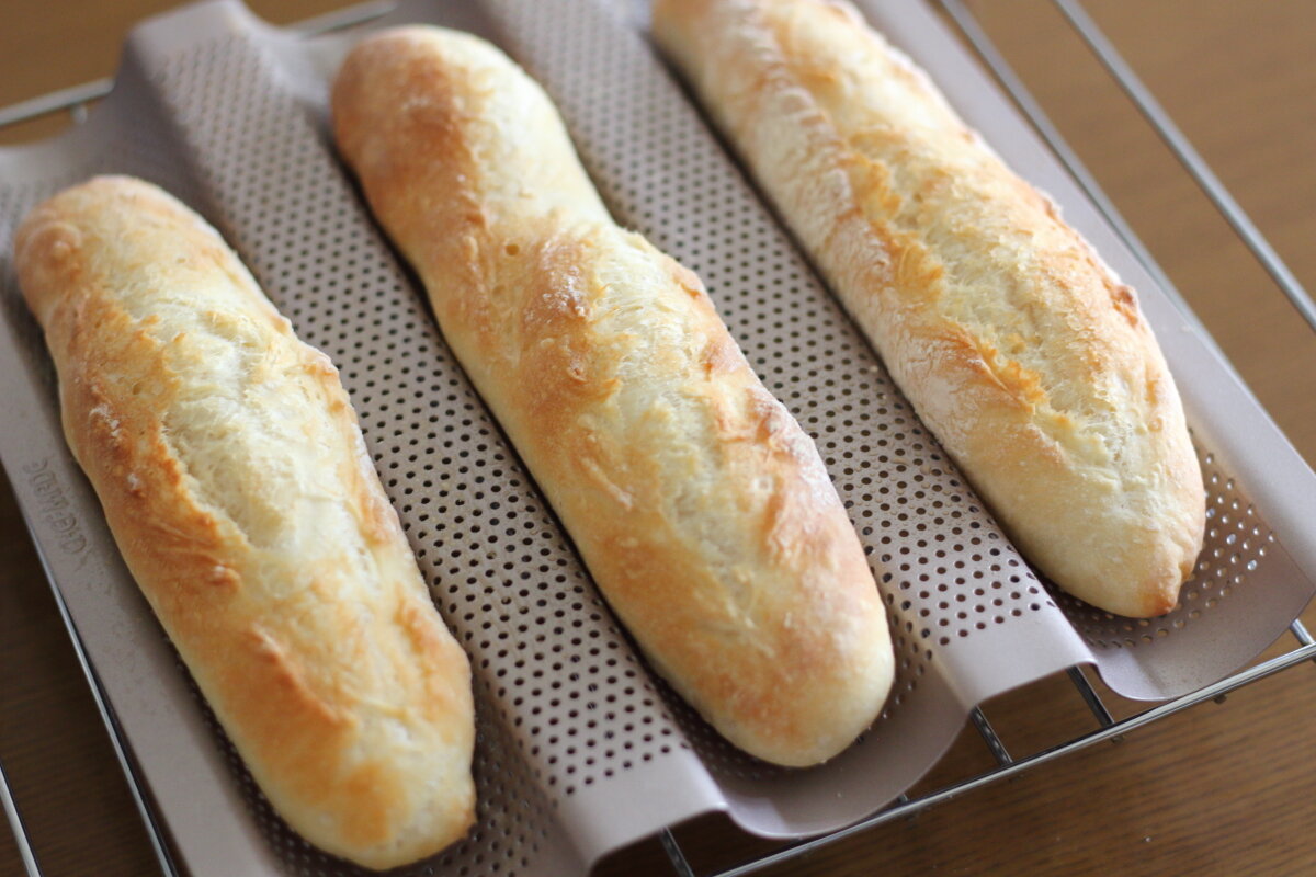 フランスパン修行3回目 4回目 バゲットトレイを使ってみた ぽかぽかびより レシピ 作り方 コツ Powered By ライブドアブログ