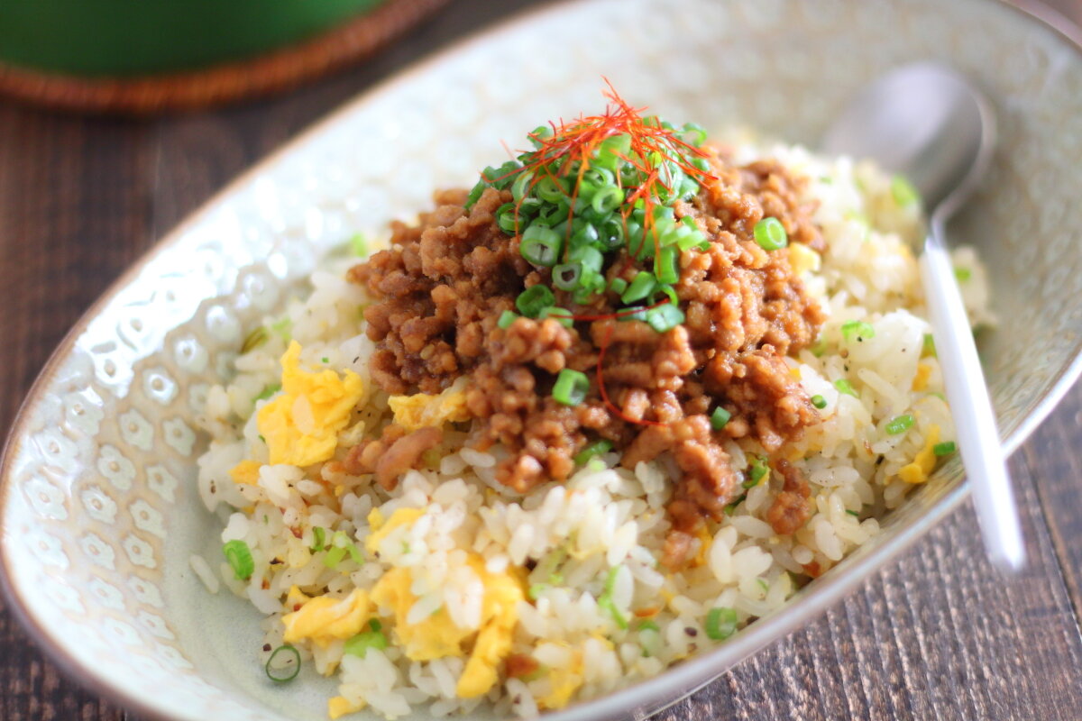 レシピ 肉そぼろのっけのご馳走チャーハン ぽかぽかびより レシピ 作り方 コツ Powered By ライブドアブログ
