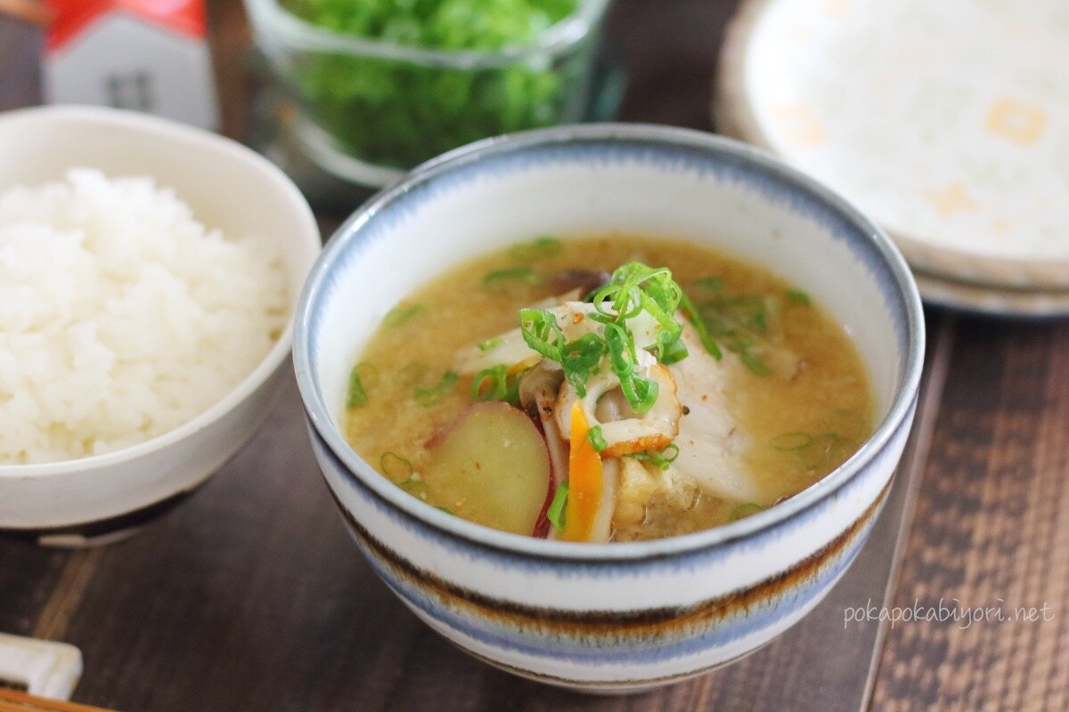 重ね煮で作る豚汁 作り方の紹介 ぽかぽかびより レシピ 作り方 コツ Powered By ライブドアブログ