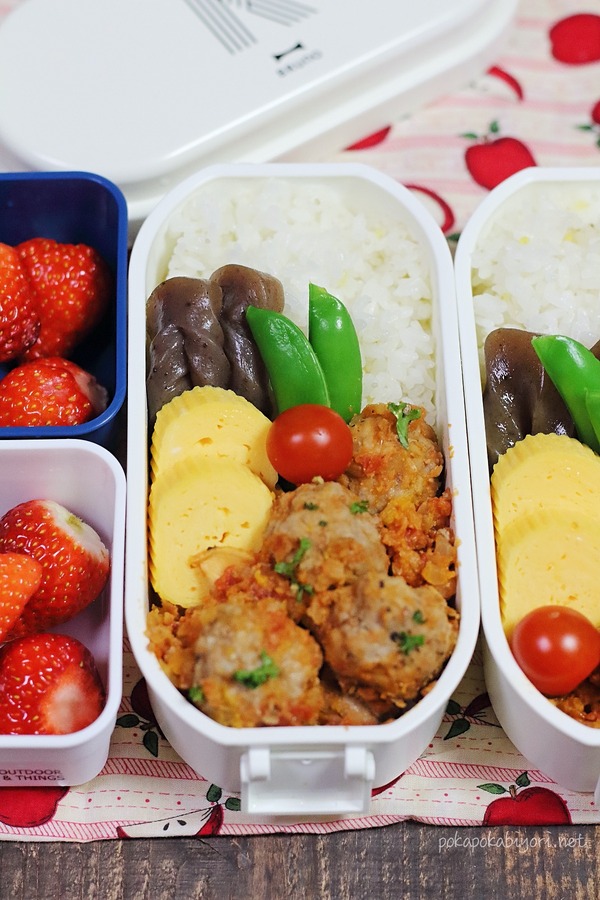 ミートボールの高校生弁当