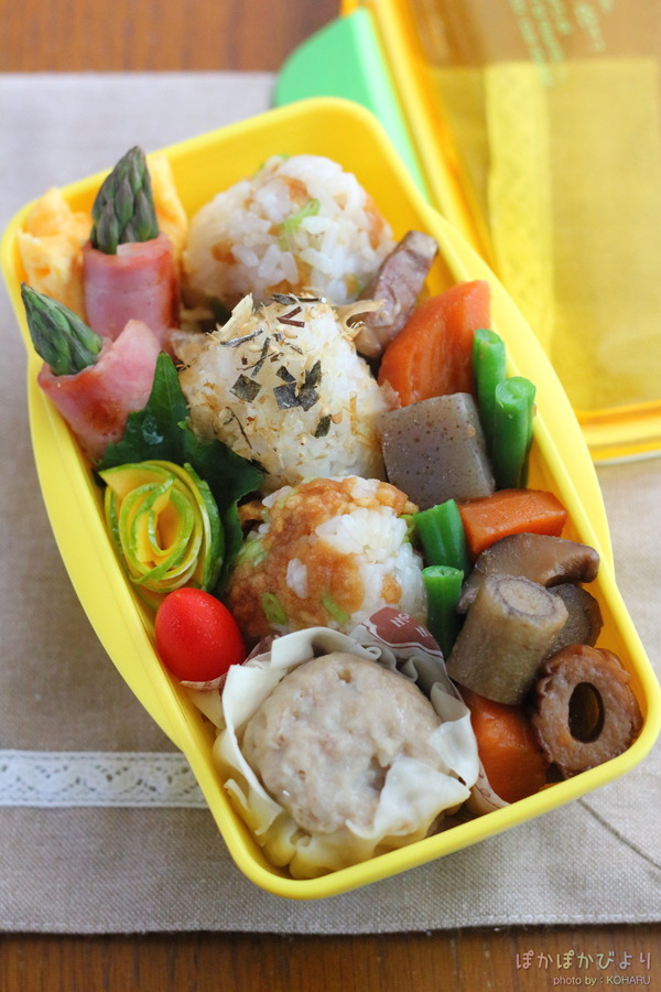 たぬき握りの弁当