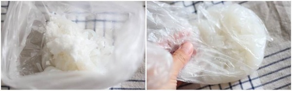 電子レンジおでんの下ごしらの写真