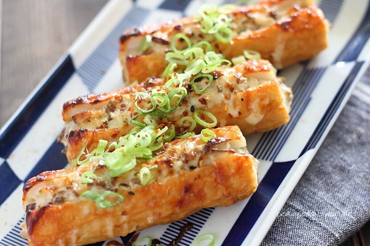 ちくわの椎茸マヨ焼き ちくわの穴に具を詰めて焼くシリーズ ぽかぽかびより レシピ 作り方 コツ Powered By ライブドアブログ