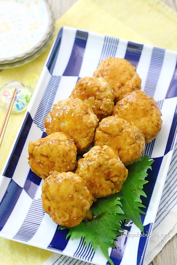 マヨネーズがつなぎの照り焼きつくね