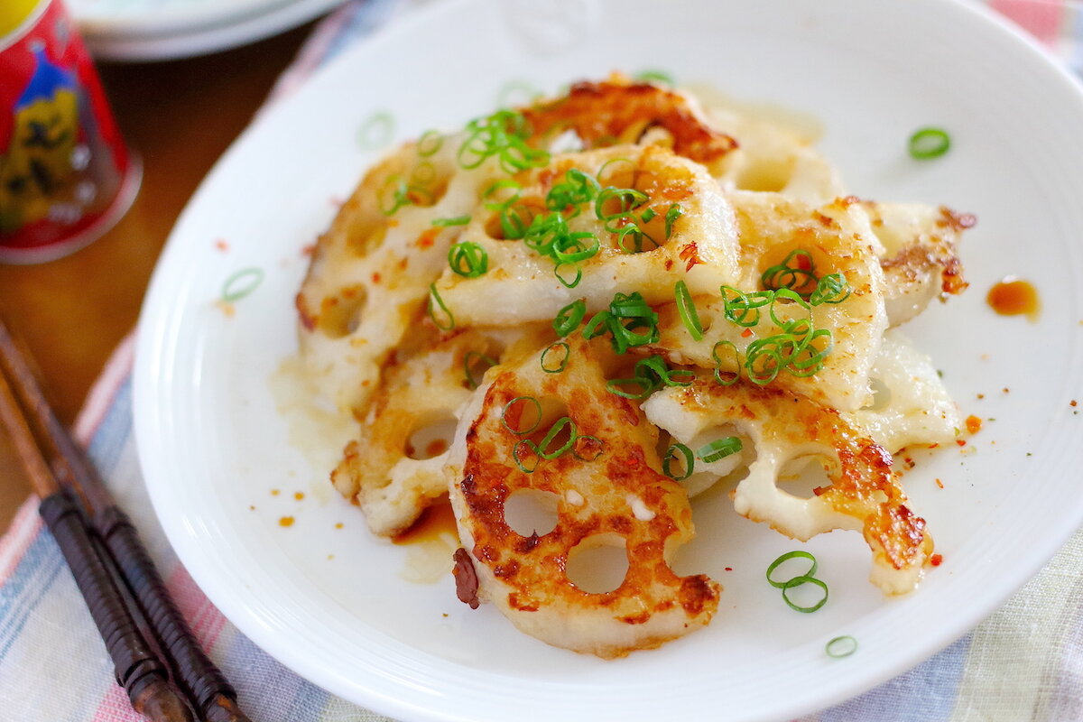 レシピ 焦がしマヨれんこん マヨネーズでこんがり炒めるやみつきレシピ ぽかぽかびより レシピ 作り方 コツ Powered By ライブドアブログ