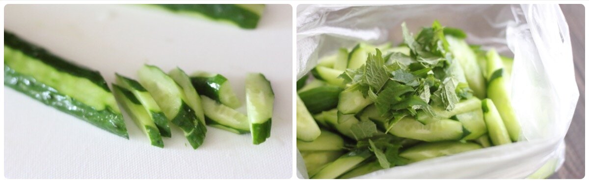 きゅうりのしそナムル きゅうり2本分レシピで91kcal ぽかぽかびより レシピ 作り方 コツ Powered By ライブドアブログ