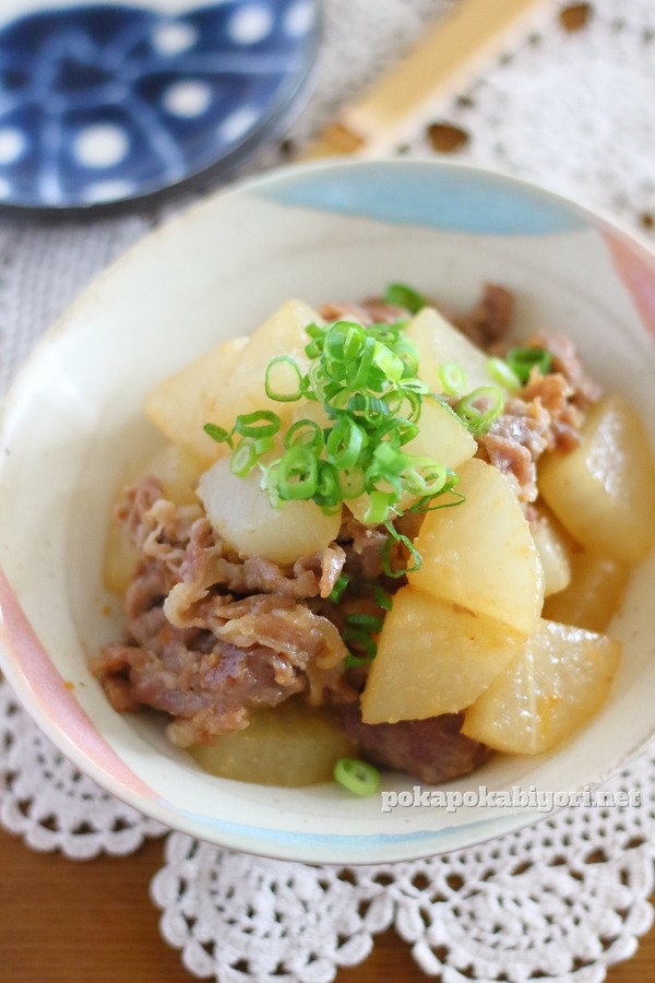 豚肉と大根のフライパンで作る簡単甘辛おかず