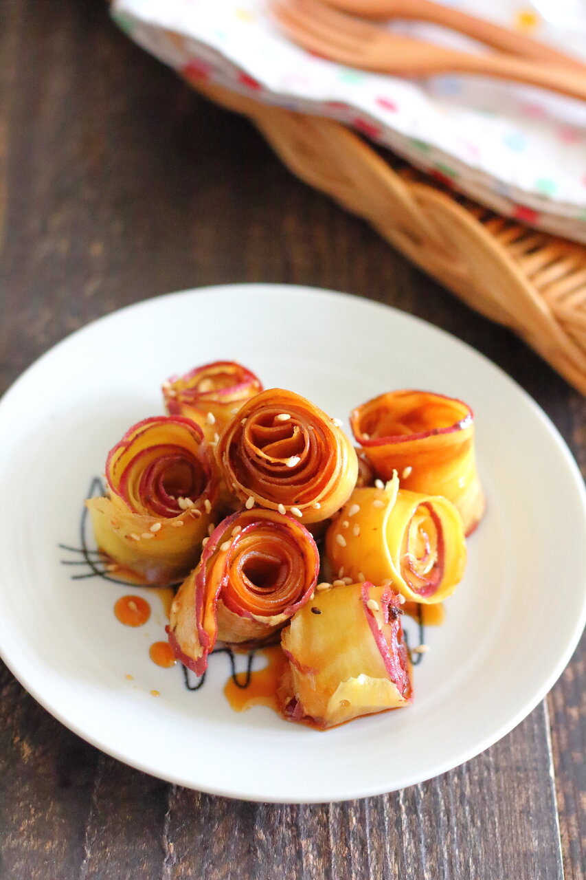 新食感 くるくる大学芋 30秒動画レシピ付き ぽかぽかびより レシピ 作り方 コツ Powered By ライブドアブログ