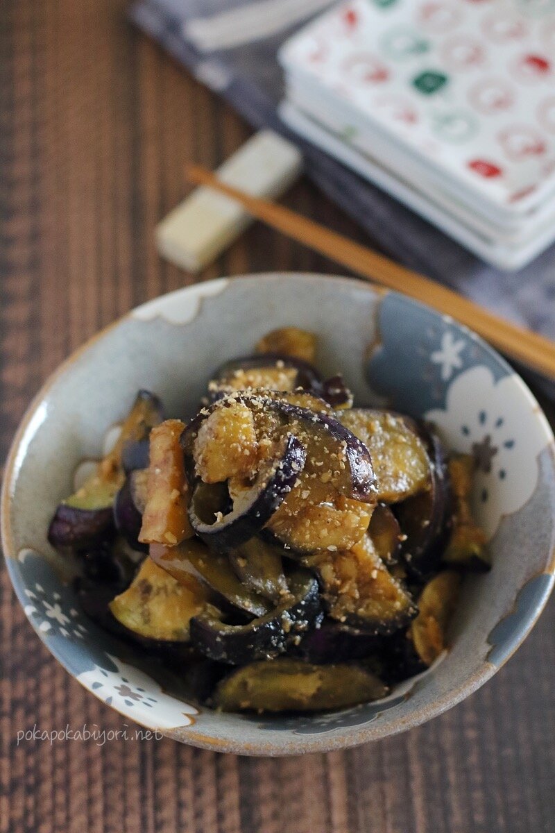 なすの味噌よごし ちょっと古くなったナスを美味しいおかずに ぽかぽかびより レシピ 作り方 コツ Powered By ライブドアブログ