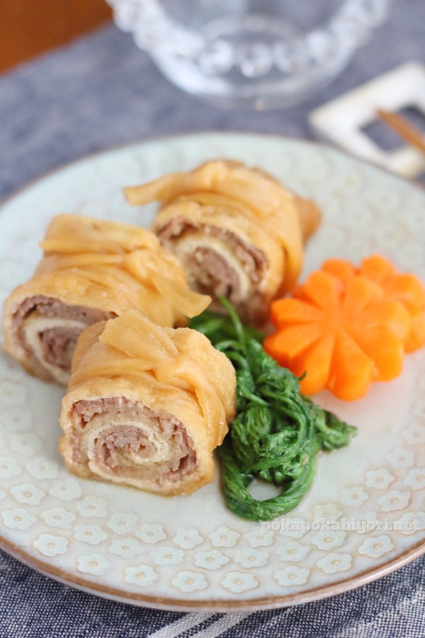 牛肉の信太巻き