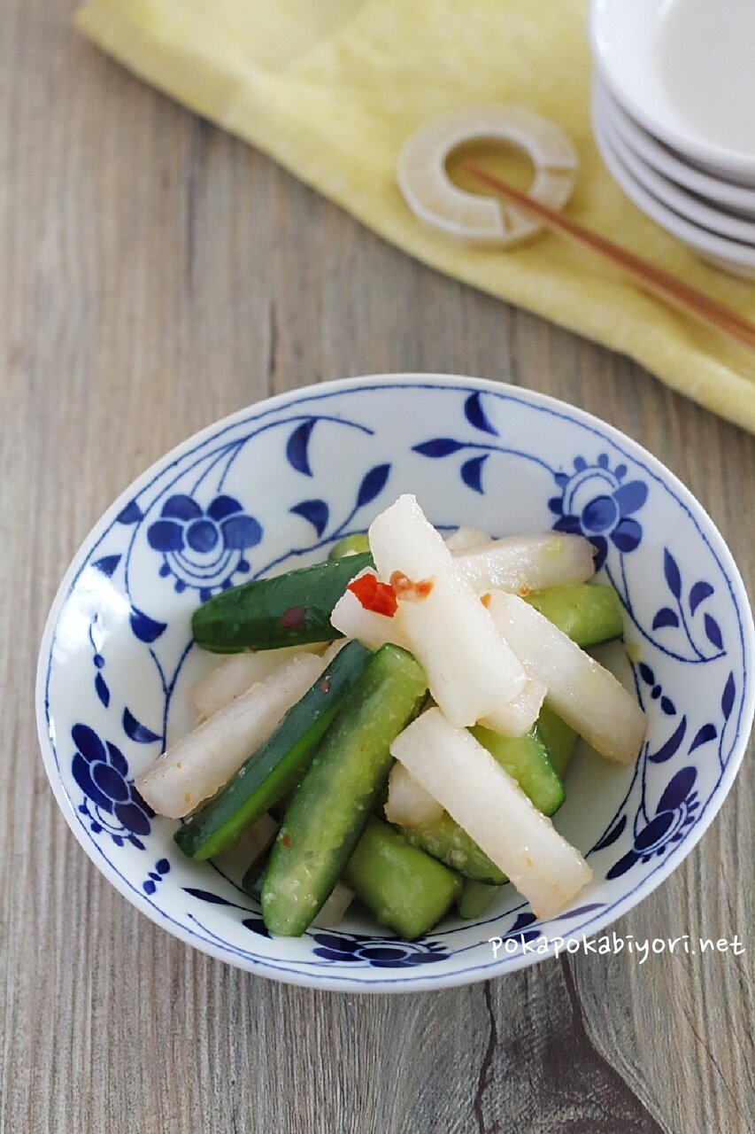 大根ときゅうりの豆板醤和え ぽかぽかびより レシピ 作り方 コツ Powered By ライブドアブログ