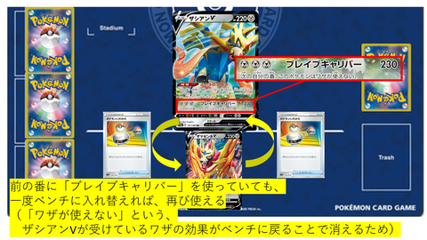 ザシアンVポケモンいれかえ