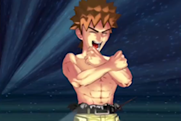 ポケマス タケシの服が弾け飛ぶ話してたらバグ画像のグリーンが上半身裸に見えたww ポケマス速報 ポケモンマスターズ攻略まとめ速報