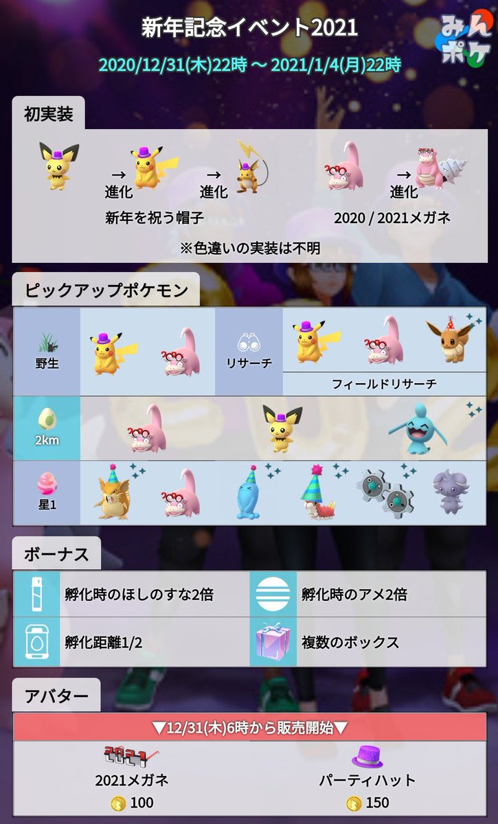 なんだコラか 新年限定ポケモンに色違いは存在しないようだが ポケモンgo速報まとめ