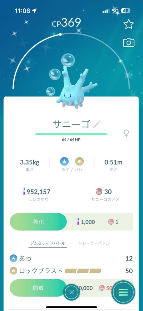 Global色サニーゴ野生2