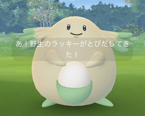 出ねぇよｗｗｗ色違いラッキーはタスクよりの野生の方が出やすい ポケモンgo速報まとめ