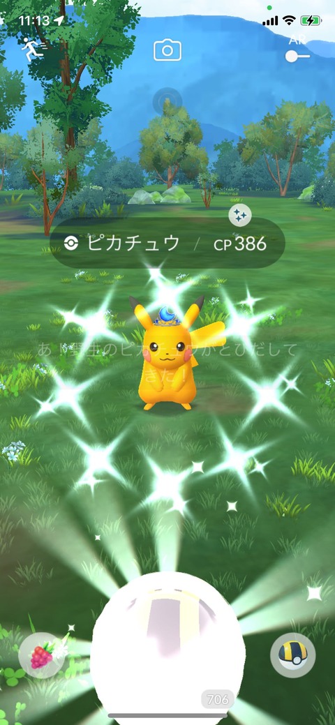 Global色ピカチュウ冠4