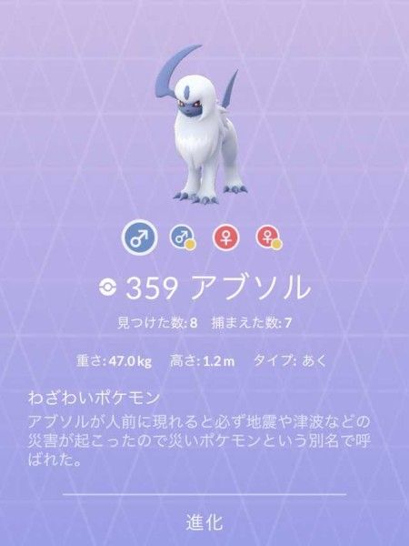 ポケモンgo アブソル 地元じゃ誰もこない 人こないからやれてない消化不良すぎる ポケモンgo速報まとめ