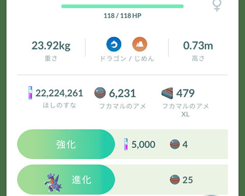お前らそろってどうなってんだｗｗみんな最終的にフカマルの飴 Xl飴何個になった ポケモンgo速報まとめ