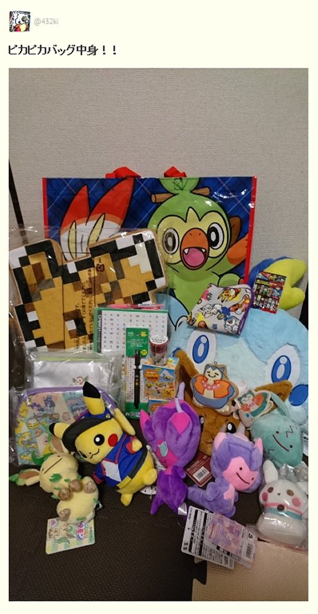 ポケモンガオーレマスターへの道 ポケモンセンターの福袋 ピカピカバッグ 開封結果まとめ 今年はガラル御三家がお出迎え ポケモンガオーレマスターへの道 ポケモンセンターの福袋 ピカピカバッグ 開封結果まとめ 今年はガラル御三家がお出迎え