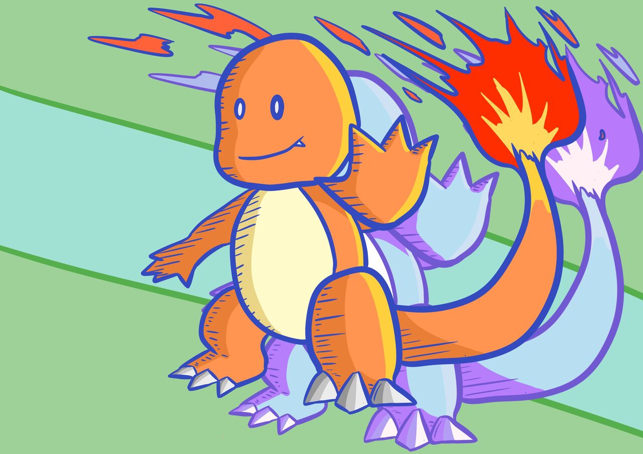 毎ポケ 図鑑no 004 ヒトカゲ 毎日ポケモン ポケトピ ポケモントピック