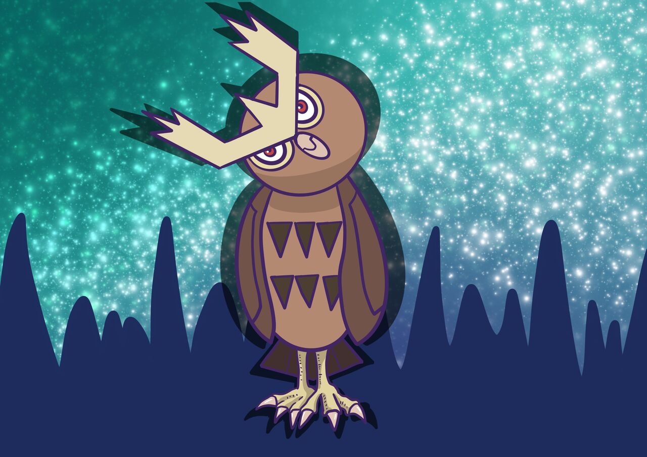 毎ポケ 図鑑no 164 ヨルノズク 毎日ポケモン ポケトピ ポケモントピック