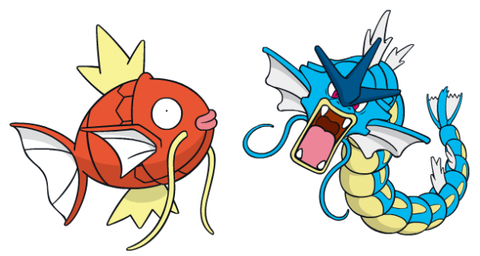三大進化前と進化後で姿が変わり過ぎるポケモン コイキング ギャラドス ヒンバス ミロカロス 気ままに ポケモンの巣窟