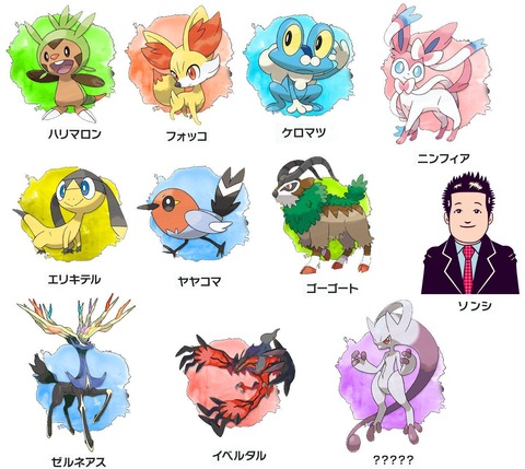 ポケモンxyの新ポケモン一覧wwwwwwwwwwwwwwww ポケモン速報