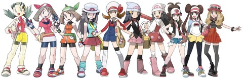 ポケモンの女主人公の服装ってその時代を表してるよな ポケモン速報 ポケモンの女主人公の服装ってその時代を表してるよな ポケモン速報