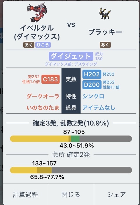 ポケモン剣盾 結果出してるイベルタルって軒並み物理型なの 冠の雪原 ポケモン速報