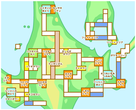 ポケモンのマップで自分の住んでるとこの名前言ってけ ポケモン速報