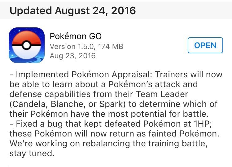ポケモンgo サイレント修正 英語でポケモン Go