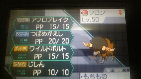 かきのポケモン考察 日記 バッフロン育成論 かきのポケモン考察 日記 バッフロン育成論
