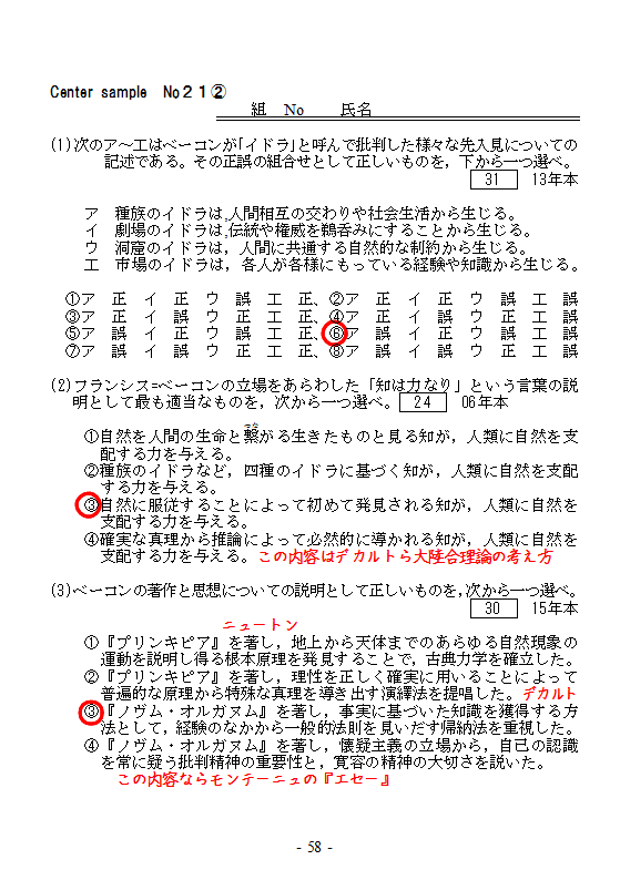 年04月 高校 政経 倫政の補習講座