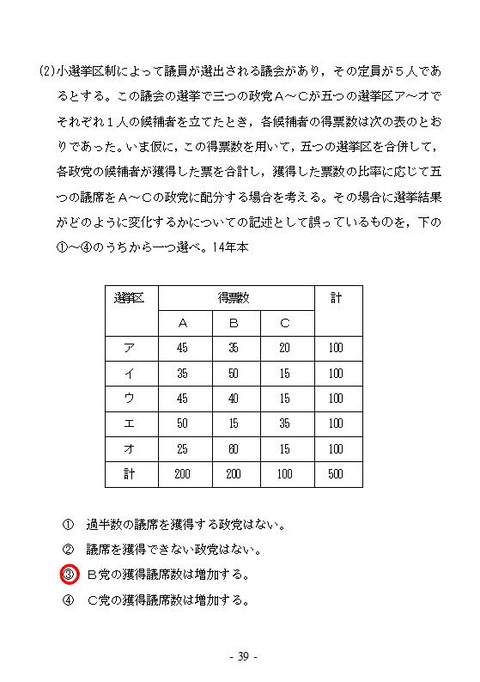 センターサンプルNo２０裏