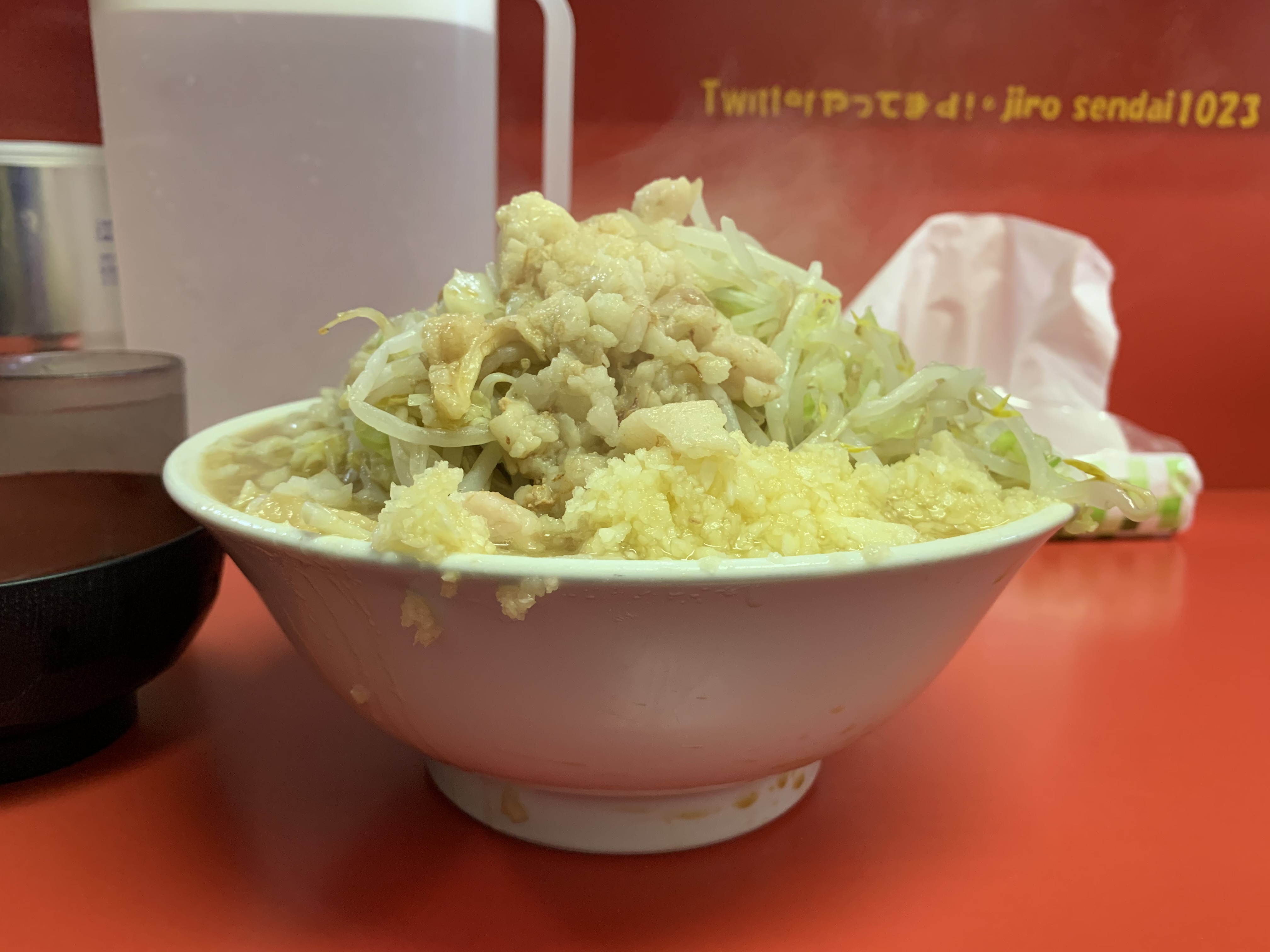 ラーメン二郎 仙台店 令和2年7月12日 愛国くんの備忘録 ラーメン二郎 仙台店 令和2年7月12日 愛国くんの備忘録