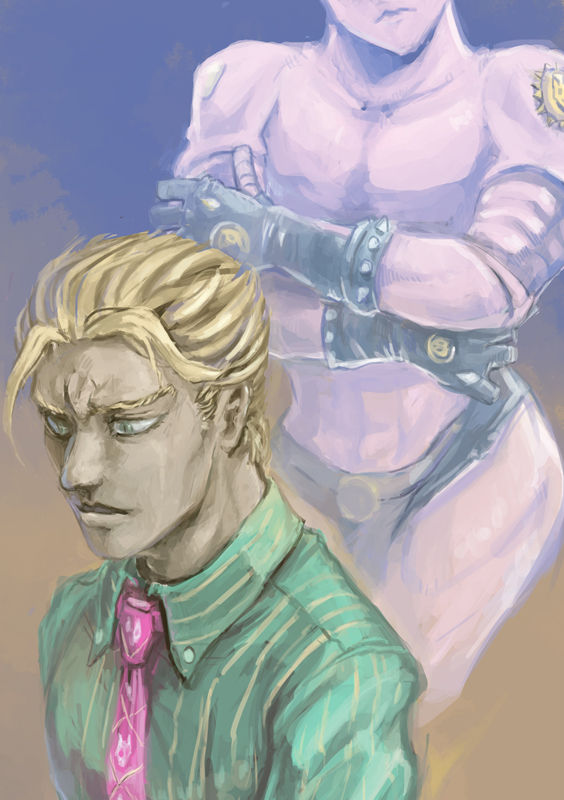 Killer Queen ジョジョ4部イラスト ポリアクリラート Killer Queen ジョジョ4部イラスト ポリアクリラート