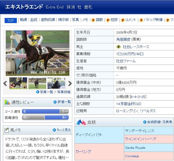 エキストラエンド