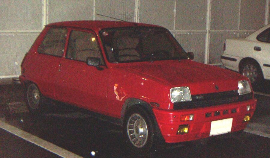 Renault 5 Gt ナキウサギの散歩道