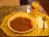 LaLa_チキンカレー+マンゴラッシー_500+200円で700円