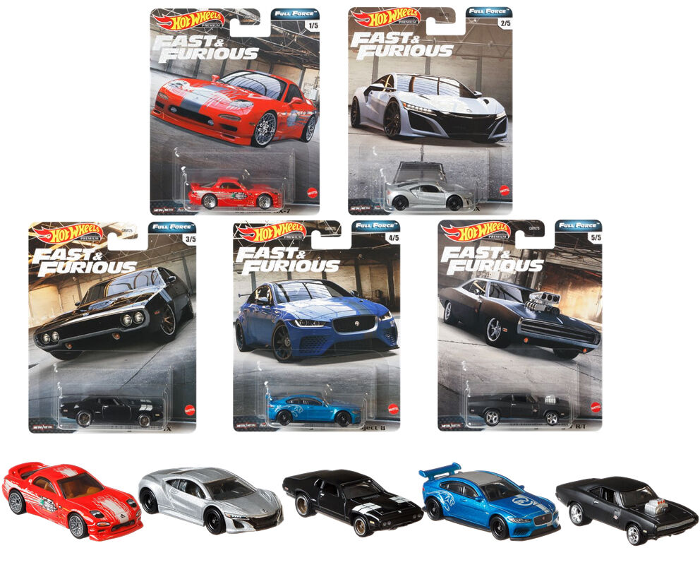 1/64 Hot Wheels ワイルド・スピード プレミアム10個アソート - Full