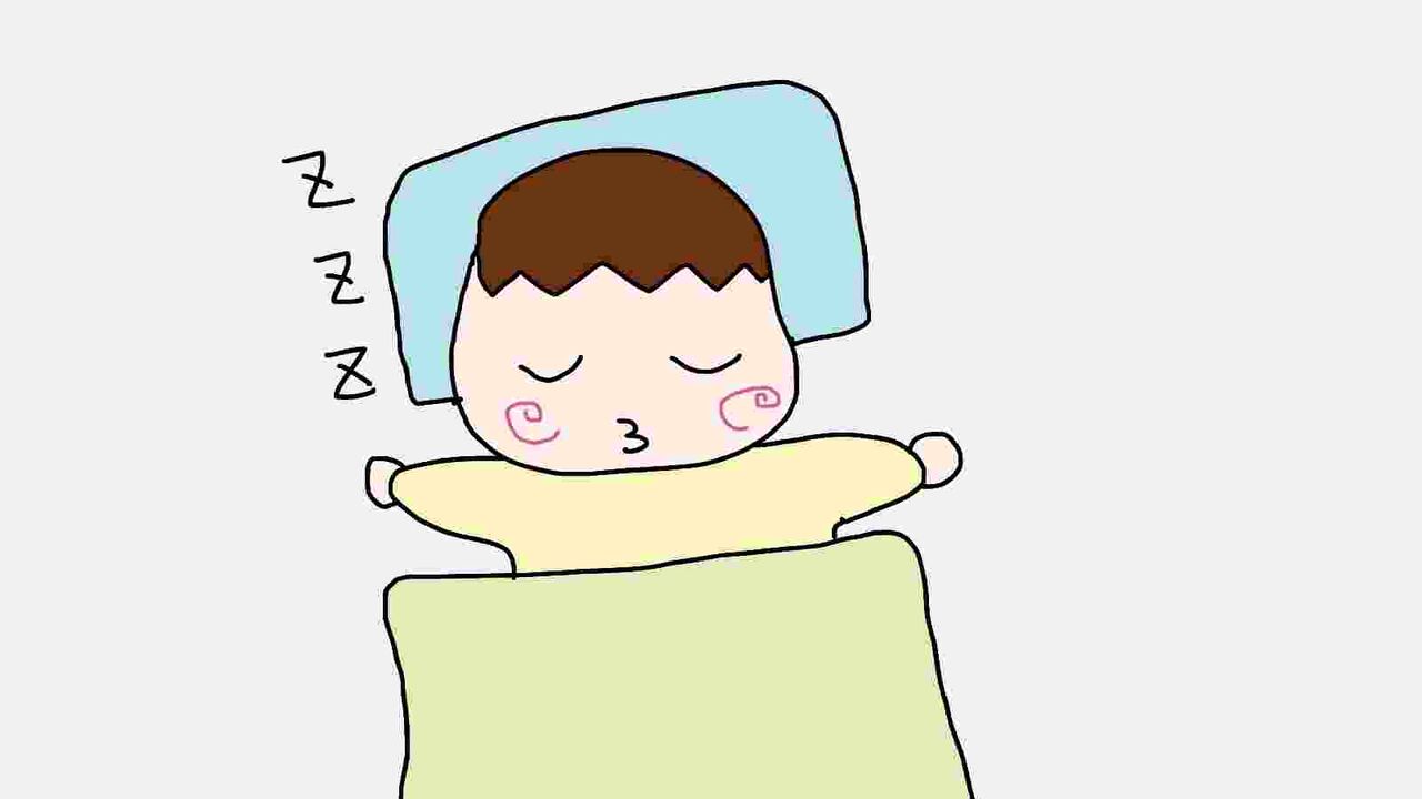 よく眠る赤ちゃん ぽんこつ女の絵日記