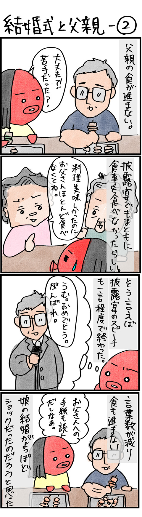 結婚式と父親−2