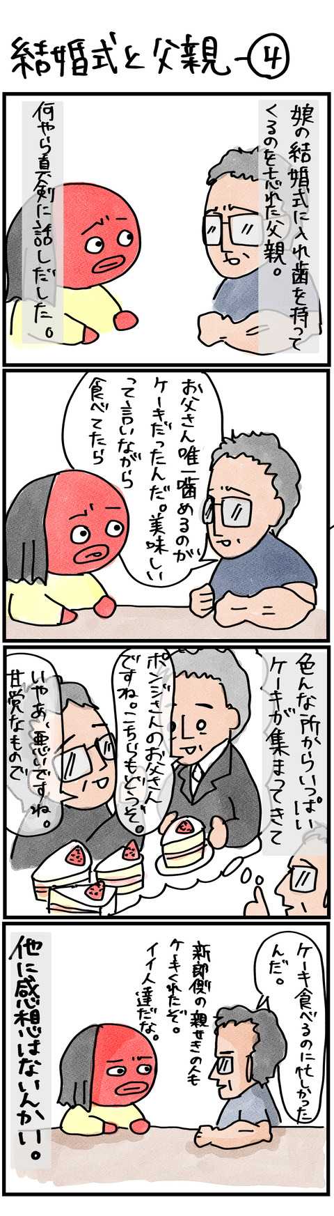 結婚式と父親−4
