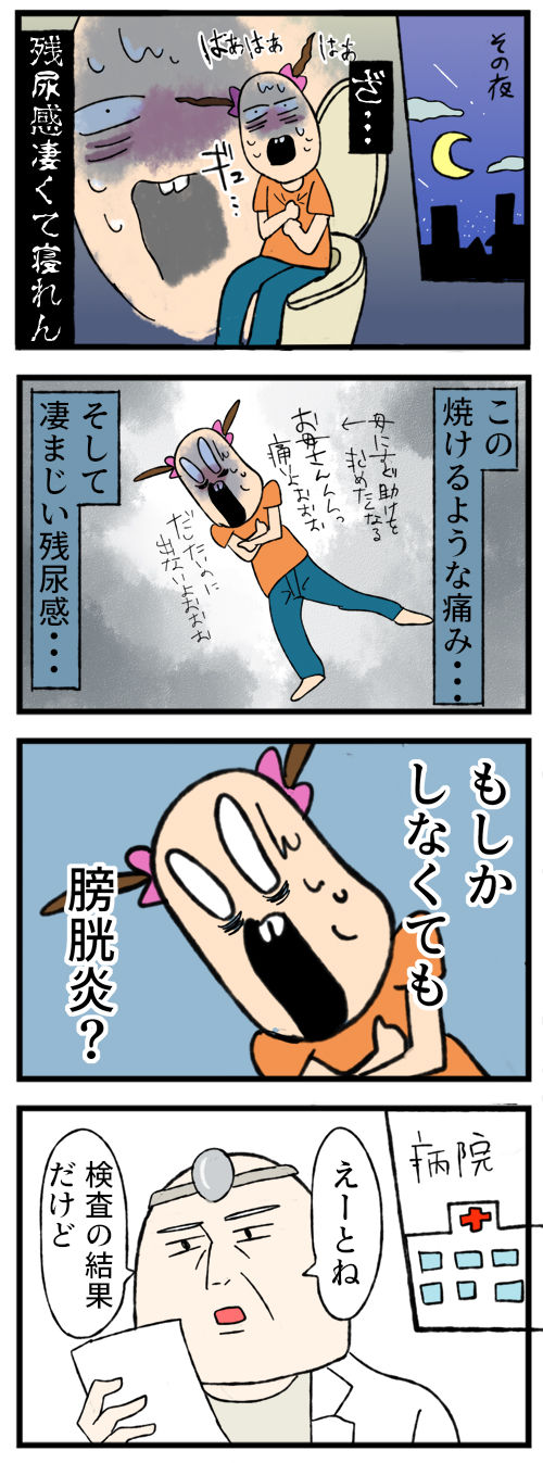 ない 膀胱 炎 寝れ