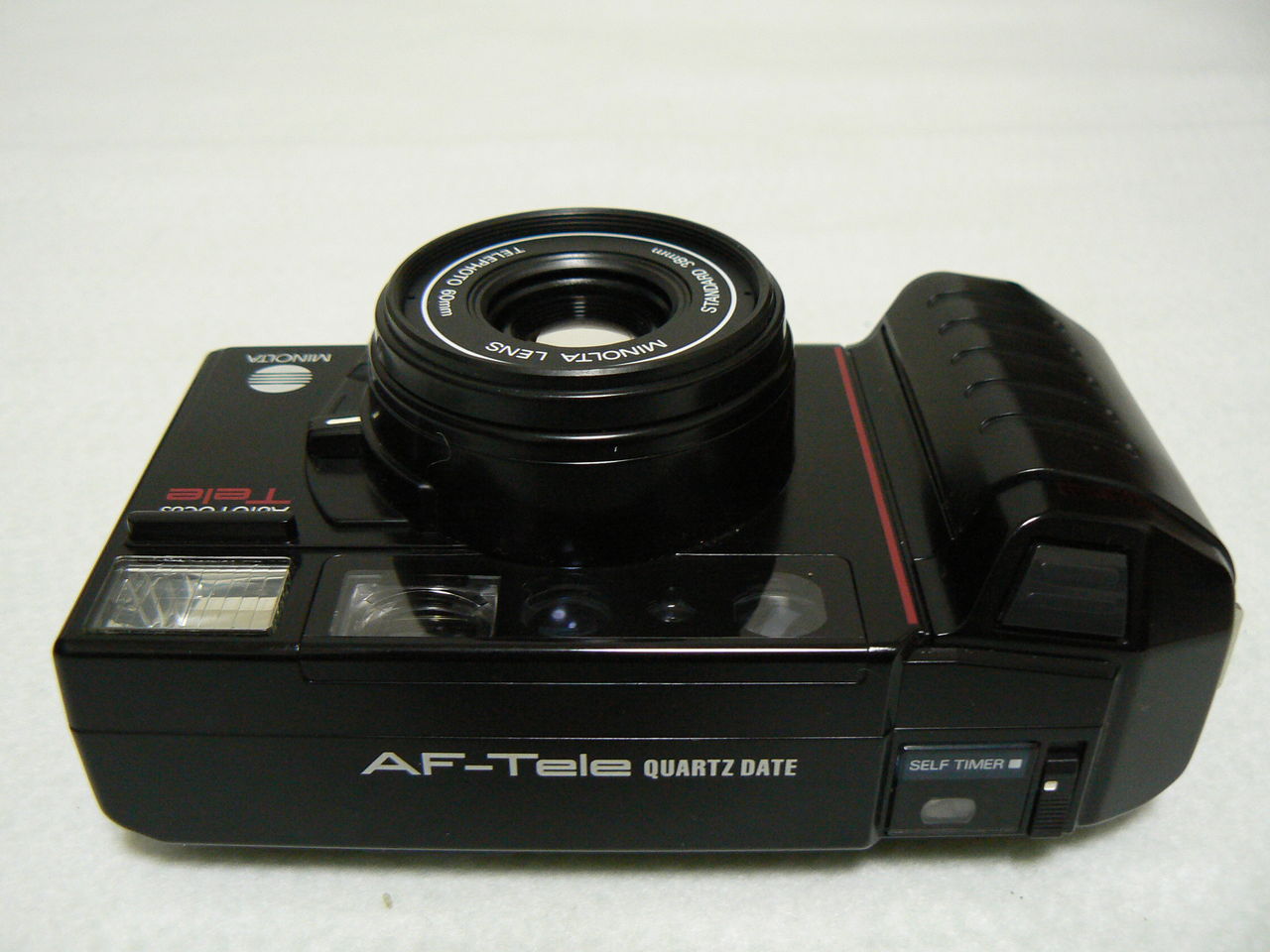 KONICA MINOLTA - 【完動品】Minolta AF-Teleフィルムカメラ　２単焦点モード Minolta AF-TELE【完動品】 – Ein Camera