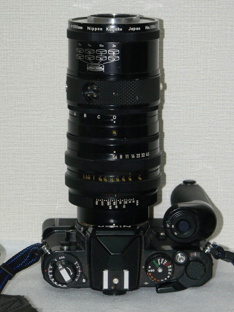 NikomatFTN一眼レフ+Nikonメディカルニッコール200mmF5.6 【公式通販】