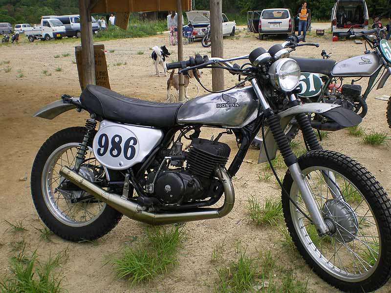 ビンテージモトクロス エルシノア アルミタンク MT250 CR250M 書付 CR