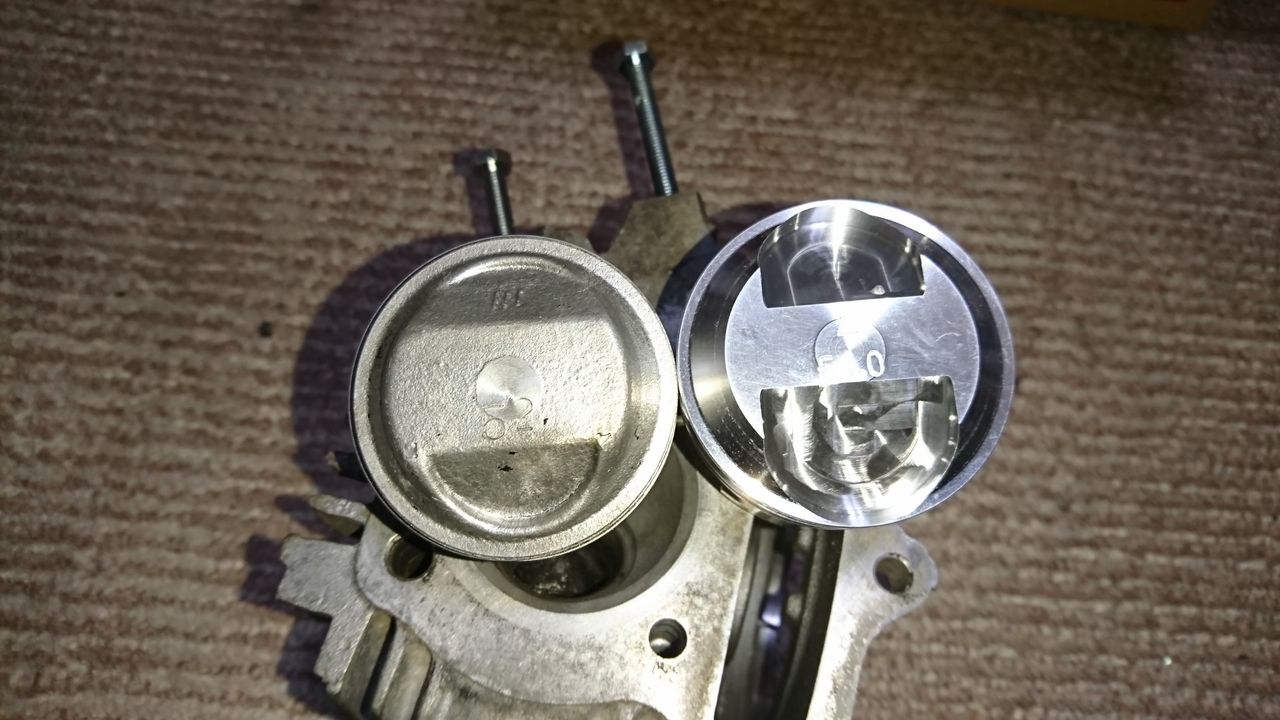 804GPX125 超ハイコンプピストン化 超ハイコンプピストンがかなり値上がりしちゃいました。 | 南信州